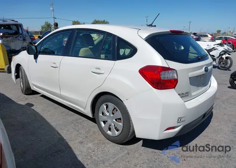 2013 Subaru Impreza 2.0I from USA, damaged, VIN JF1GPAA69DG800589